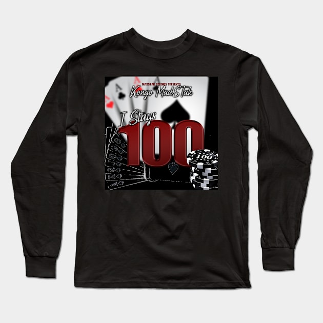 100 Long Sleeve T-Shirt by Teeznutz